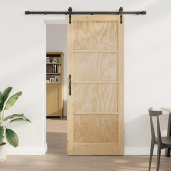 Slankios durys ORKDAL Natūrali ir juoda 86 x 211 cm
