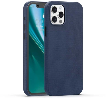 Dėklas Telforceone Etteri Elegant Mag case for iPhone 12 / 12 Pro 6,1'' dark mėlynas