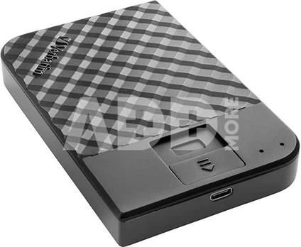 Kietasis diskas Verbatim FingerPrint Secure, HDD, 2 TB, pilka