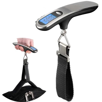 Virtuvinės svarstyklės Bagažo svarstyklės 50kg su LCD ekranu