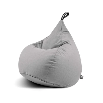 Sėdmaišis Drop M Scandi, 55x55x60 cm, baltai pilka