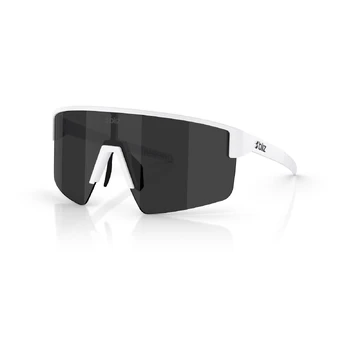 BLIZ P004 Small akiniai | Matte White - Smoke