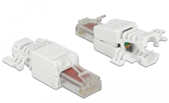 DELOCK RJ45 Stecker Cat.6 UTP werkzeugfrei 2 vnt.
