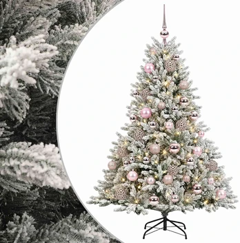 Dirbtinė kalėdinė eglutė su rutuliuku 120 cm 150 LED