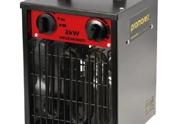 Statybinis šildytuvas-termoventiliatorius PROMOREX, 2000 W, apšildomas plotas 20 m2, IFH01-2000 kaina