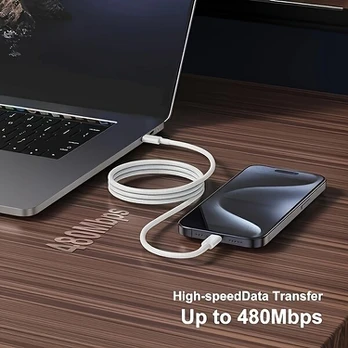 60W USB C į C Įkrovimo Laidas, 3m/1pc