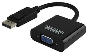 Adapteris AV Unitek DisplayPort – D-Sub (VGA) juodas (Y5118E)
