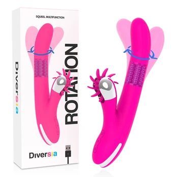 Vibratorius DIVERSIA BUNNY ROTATION 24 cm