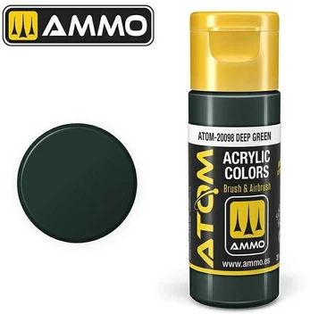 AMMO by MIG Jimenez AMMO MIG - ATOM Akriliniai dažai Deep Green, 20ml, 20098