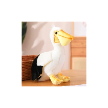 Lean Toys Pliušinis Pelican Bird pliušinis žaislas talismanas mielas žaislas 24cm