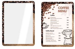 Securit® A4 Info Ramme Coffée