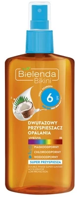 Stiprinantis įdegį aliejus Bielenda Bikini Double Phase SPF6, 150 ml