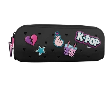Silikoninis penalas Coolpack K-Pop Dark, juodas