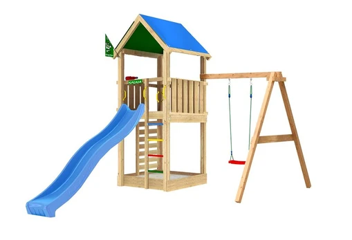 Žaidimo aikštelė Jungle Gym Lodge 1 Swing