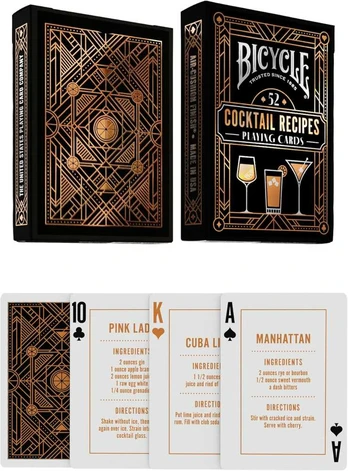 Cocktail žaidimo kortos