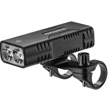 Rockbros 24310002001 bicycle light 850 lm with powerbank function + USB-C - USB-A cable - juodas