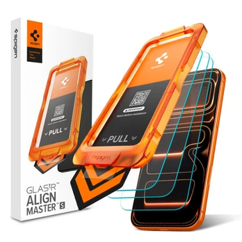 Apsauginis grūdintas stiklas Apple iPhone 17 Pro Max telefonui "Spigen ALM Glas.TR SLim 3-Pack"
