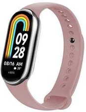 FIXED Silikoninis dirželis Silikoninis dirželis, skirtas Xiaomi Mi Band 8 rožinei