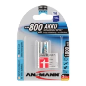 Kraunami elementai ANSMANN MicroAAA 800mAh, 2 vnt kaina