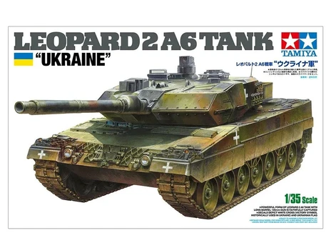 Tamiya - Leopard 2A6 Tank "Ukraine", 1/35, 25207