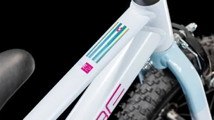 Dviratis Cube Numove 120 RT flashwhite'n'pink 2024 kaina