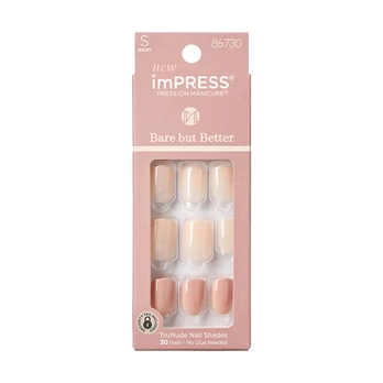 KISS Self-adhesive nails imPRESS BBB Nail Simple Pleasure 30 pcs Moterims