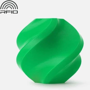 3D Plastikas - Filamentas PLA With spool/Su rite Basic Bambu žalios spalvos | 1.75 mm, 1kg | Bambu Lab