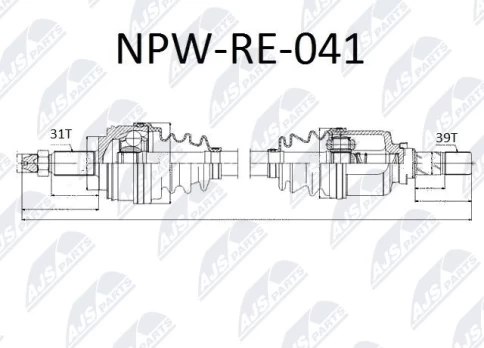 Pusašis NTY NPW-RE-041