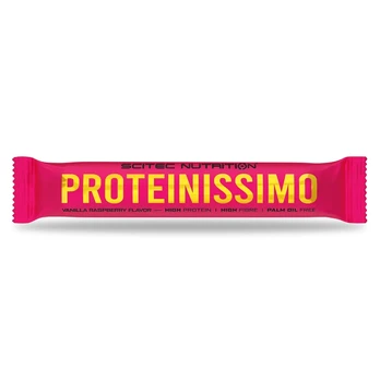 Scitec Proteinissimo Bar 50 g. (batonėlis) - Vanilla Raspberry skonis