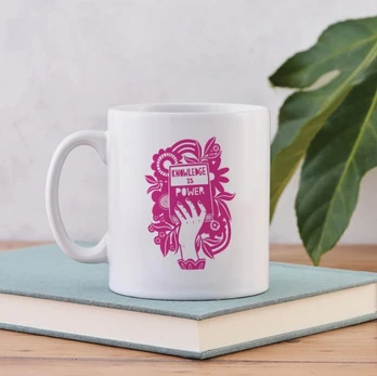 Knowledge is Power - Literary Mug