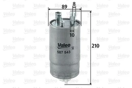 Kuro filtras VALEO 587543