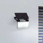 LED saulės šviesos diodų lauko sieninis prožektorius "Luton Sensor",