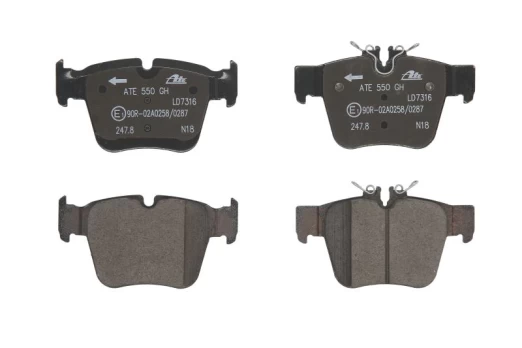 ATE 13.0470-7316.2 Brake pad set