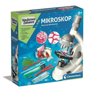 Žaislinis mikroskopas Clementoni 50806, pilka