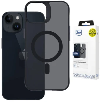 Dėklas Apple iPhone 14 Plus - 3mk Hardy Hazy MagCase Black