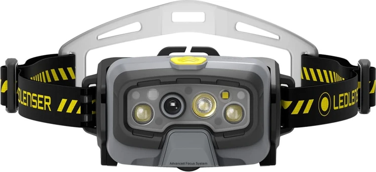 LED LENSER® Stirnlampe HF8R Work_Yellow_Box (502802)