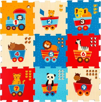B Beez - Foam Floor Puzzle Mat, 19 Pcs (53004)