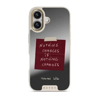 Nothing Changes - iPhone 17 Case, Elite Mirror Light (MagSafe) / Gold