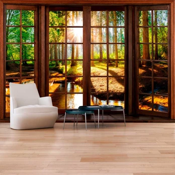 Artgeist Fototapetas - Forest Terrace