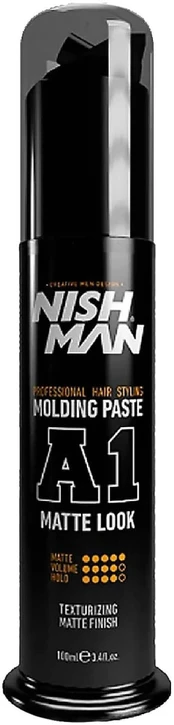 NISHMAN Hair Styling Molding Paste A1 Matte Look, 100 ml