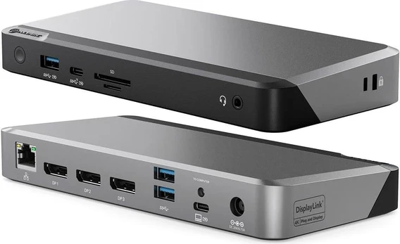 ALOGIC PRIME DX3 universalus dokas w. Trigubas 4K ir su 100 W PD