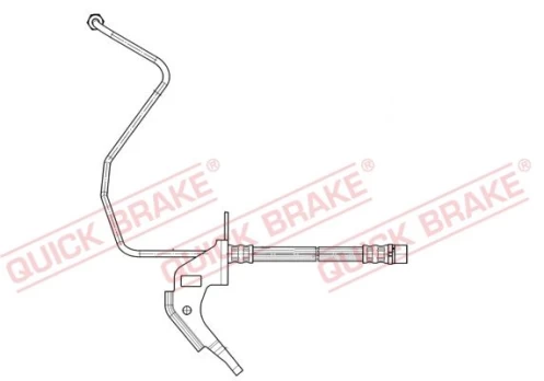 Stabdžių žarnelė QUICK BRAKE 35.913