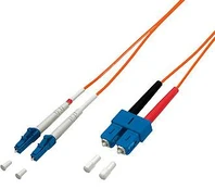 Equip Įrengti Įrengti Fiber Optic Patchcord LC - SC Multimode Duplex OM1, 2m (254322)