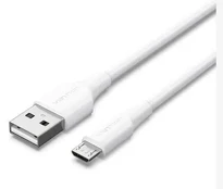CABLE USB2.0 TO MICRO-B/1.5M WHITE CTIWG VENTION kaina