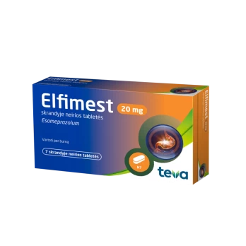 ELFIMEST 20 mg skrandyje neirios tabletės N7