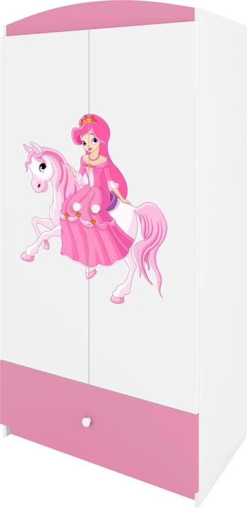 Rožinė spinta Babydreams princesė