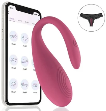 Programėle valdomas vibratorius Lush, rožinis
