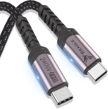 USB laidas Reagle USB-C - USB-C 2 m juodas