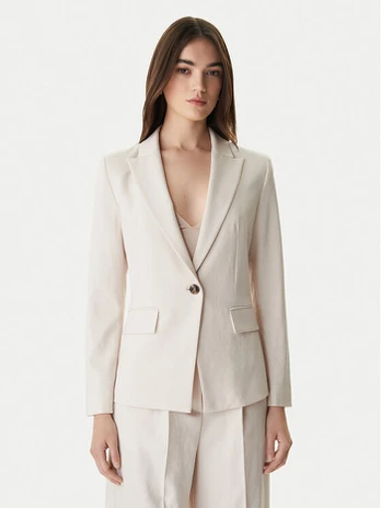 Marella Švarkas Slogan1 2615041211 Écru Slim Fit