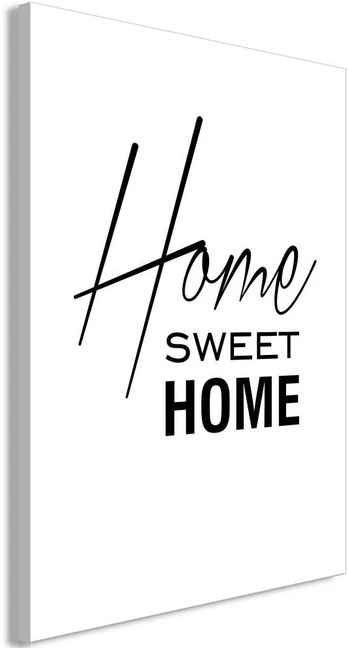 Artgeist Paveikslas - Juodas and Baltas: Home Sweet Home (1 Part) Vertical